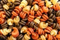 Colourful Dried Pasta Background