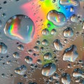 Colourful Drops Royalty Free Stock Photo