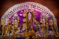 Colourful Durga Puja Idols , Kolkata,