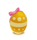 A colourful Easter egg for kid celebration gift.