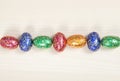 Colourful easter eggs Royalty Free Stock Photo