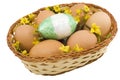 Colourful Easter Eggs Royalty Free Stock Photo