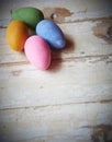 Colourful easter eggs Royalty Free Stock Photo