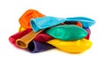 Colourful empty balloons Royalty Free Stock Photo