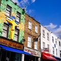 Colourful External Building Facias In Camden London UK
