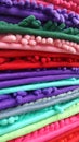 Colourful fabric line