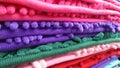 Colourful fabric line