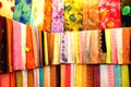 Colourful Fabrics Royalty Free Stock Photo