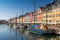 Colourful facades along Nyhavn, Copenhagen