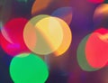 Colourful festive multi-colored circles Royalty Free Stock Photo