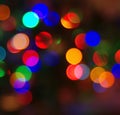 Colourful festive multi-colored circles Royalty Free Stock Photo