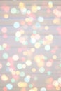 Colourful festive multi-colored circles . Defocused abstract multicolored bokeh lights background.Rainbow bokeh effect.Holiday Royalty Free Stock Photo