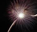 Colourful Fireworks For Canada Day