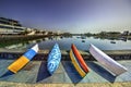 Colourful fishing boats Royalty Free Stock Photo