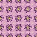 Colourful Flower ,seamless pattern ,prints background, vectors, surface patterns , Flowers ,butterfly , caterpillars Royalty Free Stock Photo