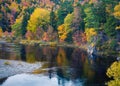 Colourful foliage and lake in Cape Breton Royalty Free Stock Photo