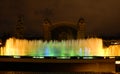 Colourful fountain Royalty Free Stock Photo