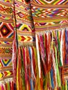 Colourful fringes - part of beautiful handmade craft Royalty Free Stock Photo