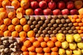 Colourful fruit and vegetables on sale at a market in Chisinau, Moldova Royalty Free Stock Photo