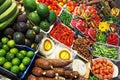 Colourful Fruit and Vegetables, St Joseph Market, Barcelona