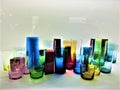 Colourful glass, art, design and fascination