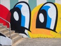 Colourful Graffiti Art, Bondi Beach, Sydney, Australia