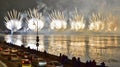 Colourful grand fireworks devoted to end of Year 2017