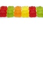 Colourful gummy bears candies Royalty Free Stock Photo