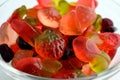 Colourful gummy candies