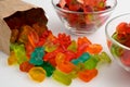 Colourful gummy candies