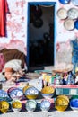 Colourful hand made cups and plates,imsouane,morocco 3