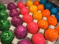 Handcrafted alabaster eggs, symbol of Easter