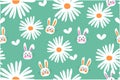 Colourful happy easter vector banner. wallpapers, easter doodle background. Royalty Free Stock Photo
