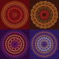 Colourful Henna Mandala