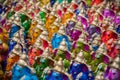 Colourful Hindu god named Ganapati for sell in the market at Chidambaram,Tamilnadu,India.