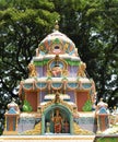 Colourful Hindu temple, Bangalore, India Royalty Free Stock Photo