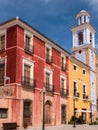 Colourful Historic Buildings in Mula, Spain Royalty Free Stock Photo