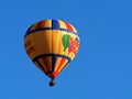 Colourful Hot Air Balloon Against A Blue Sky