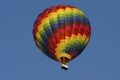 Colourful hotair balloon with clear blue sky Royalty Free Stock Photo