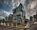 Colourful Hotel at Zaandam. the Netherlands