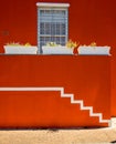 A colourful house in Bo Kaap, the Malay Quarter of Cape Town, South Africa. Royalty Free Stock Photo