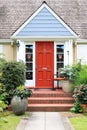 Colourful house front. Royalty Free Stock Photo