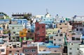 Colourful houses at Gamcheon culture village, Busan, South Korea Royalty Free Stock Photo