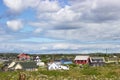 Colourful houses in Peggy's Cove near Halifax, Nova Scotia, Canada