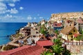 Colourful houses at Popeyes village