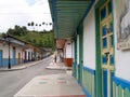 Colourful houses in Salento, Colombia