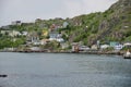 Colourful houses on the slope of Battery Hill / Signal Hill in Newfoundland