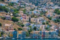 Colourful houses Symi Town, Island of Symi