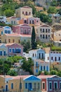 Colourful houses Symi Town, Island of Symi