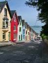 Colourful Houses in Cobh Royalty Free Stock Photo